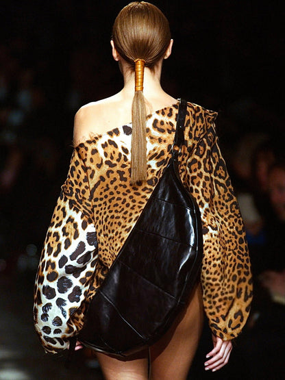 SS2002 Black Mombasa Croissant Bag