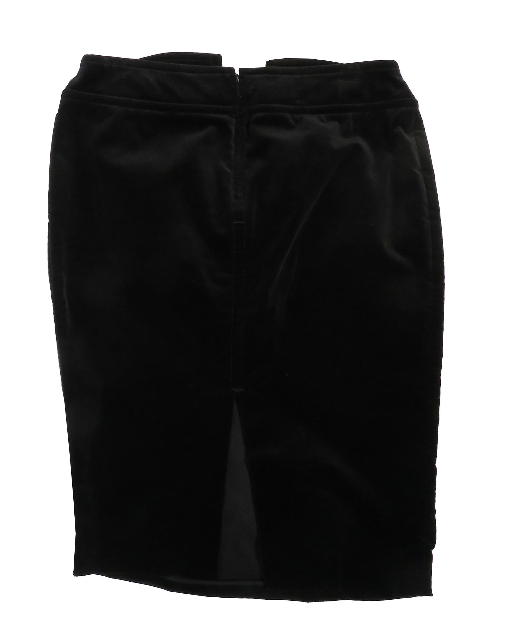 Black skirt on a white background