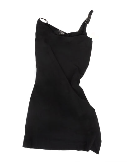 Gucci by Tom Ford 1998 Black Dress with Crystal G Buckle - vothe archive - curated designer vintage
