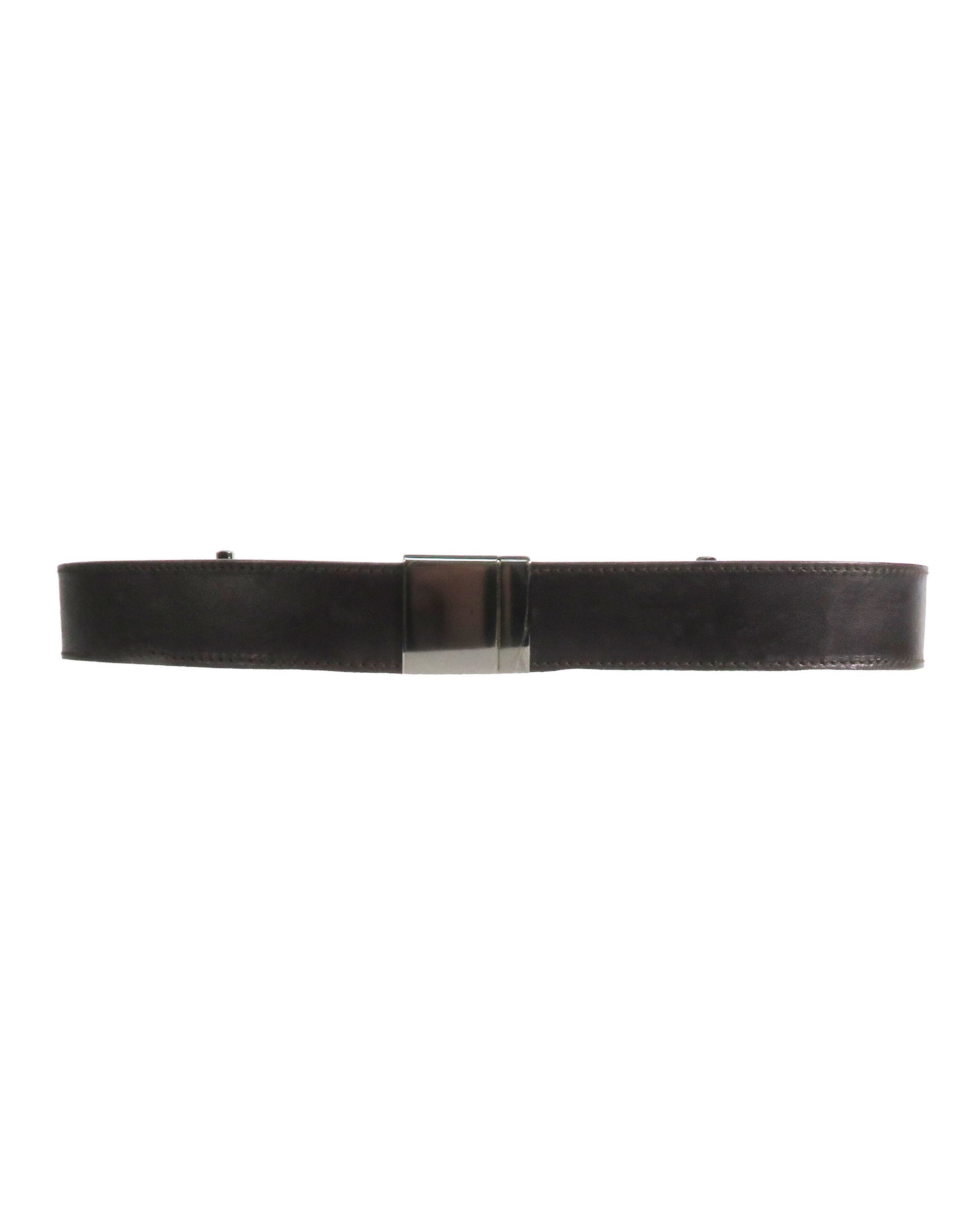 Gucci by Tom Ford Brown Leather Thin Horsebit Belt