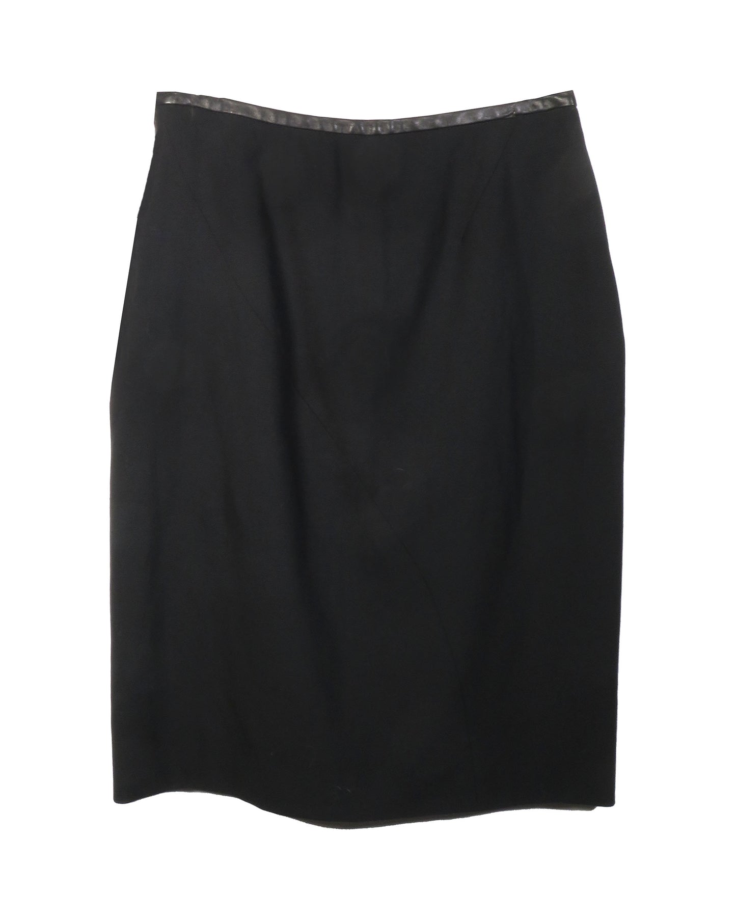 Gucci by Tom Ford FW1997 Black Wool Pencil Skirt