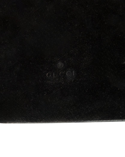 FW1999 Black Suede Curtain Bag