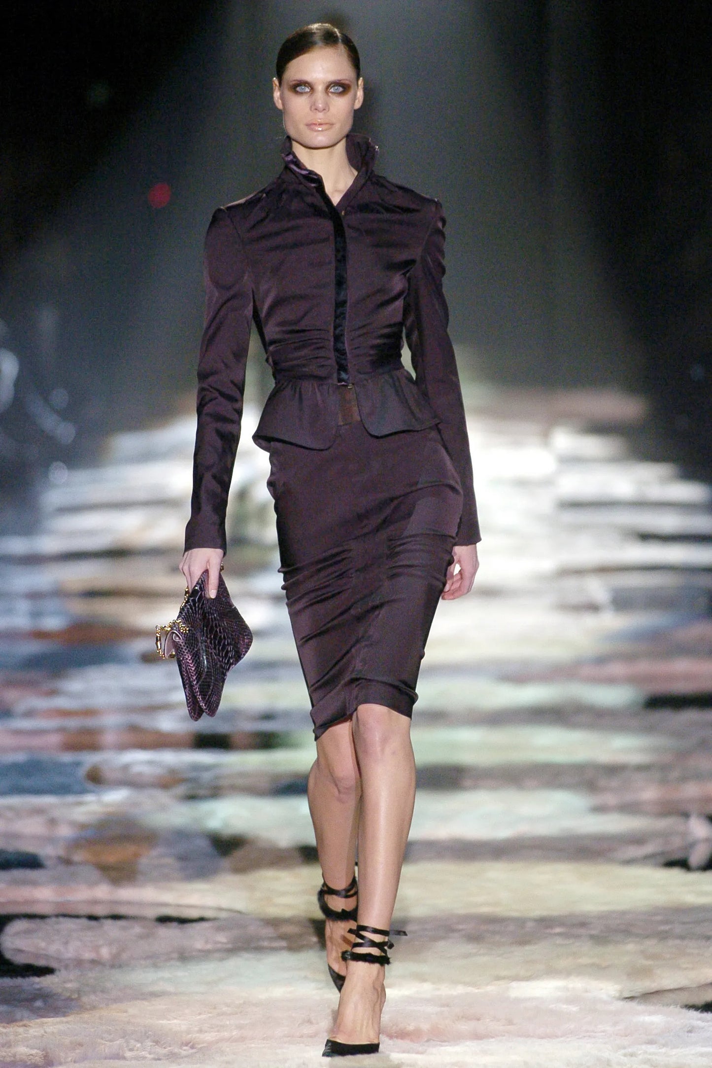 FW2004 Aubergine Two-Piece Set