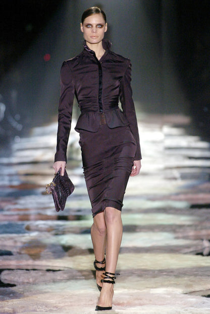 FW2004 Aubergine Two-Piece Set
