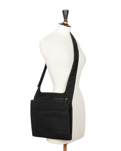 Miu Miu FW1999 Black Technical Shoulder Bag - vothe archive - curated designer vintage
