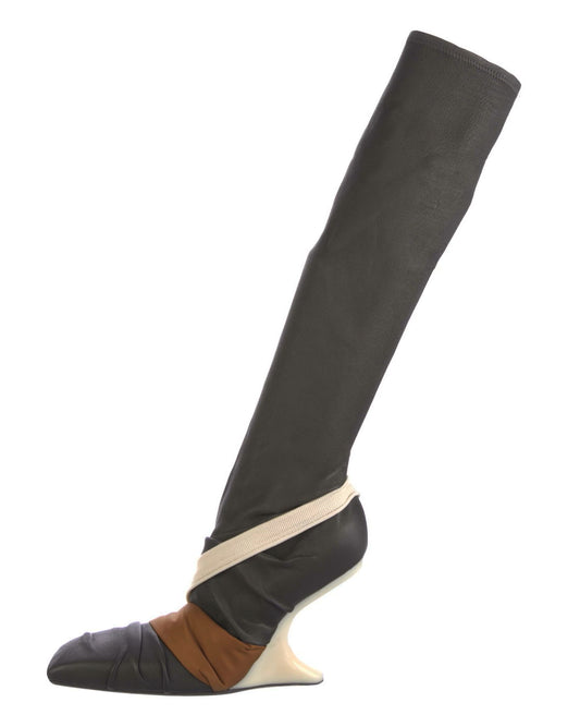 Rick Owens FW2018 Cantilevered Leather and Suede Boots - vothe archive - curated designer vintage
