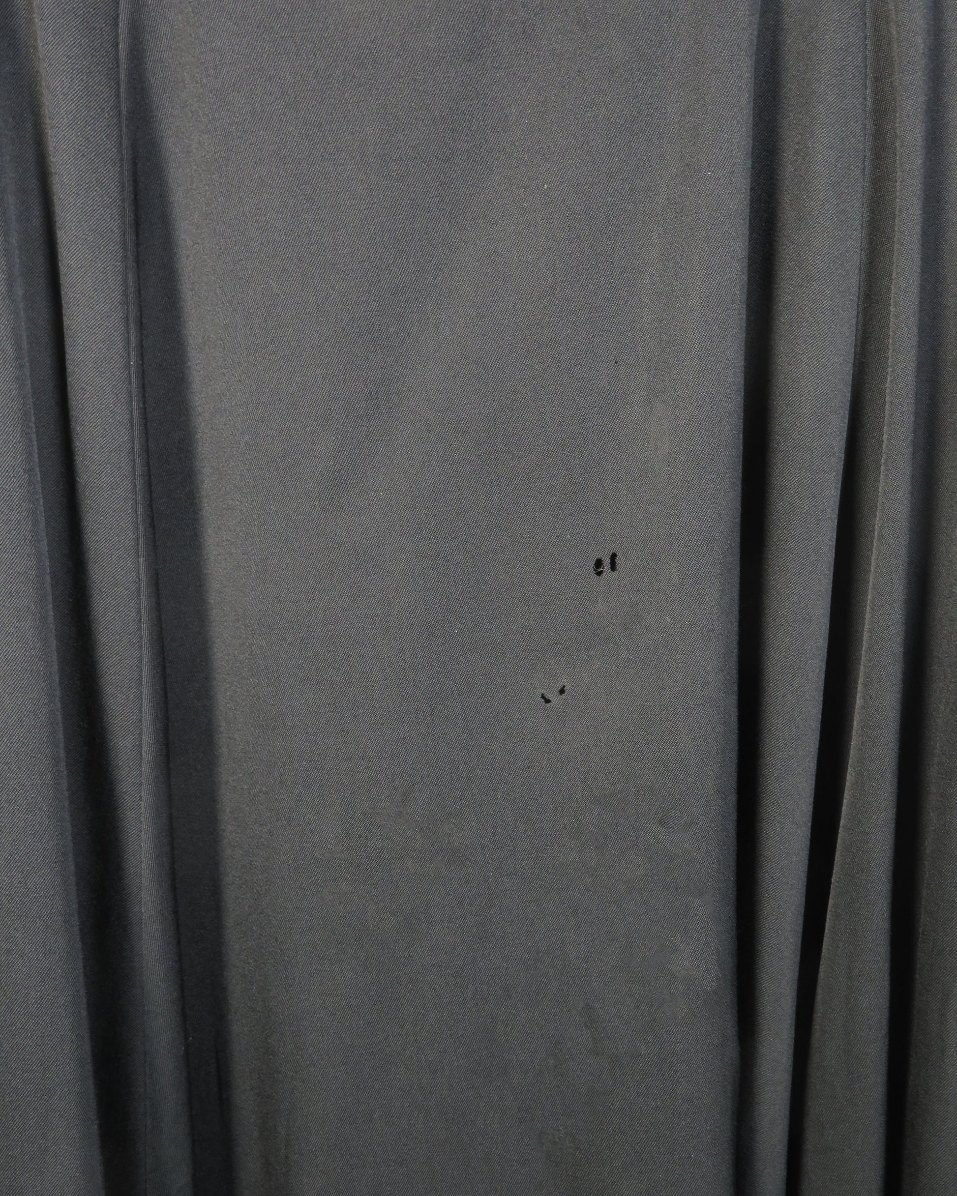 Y's Black Wool Maxi Skirt