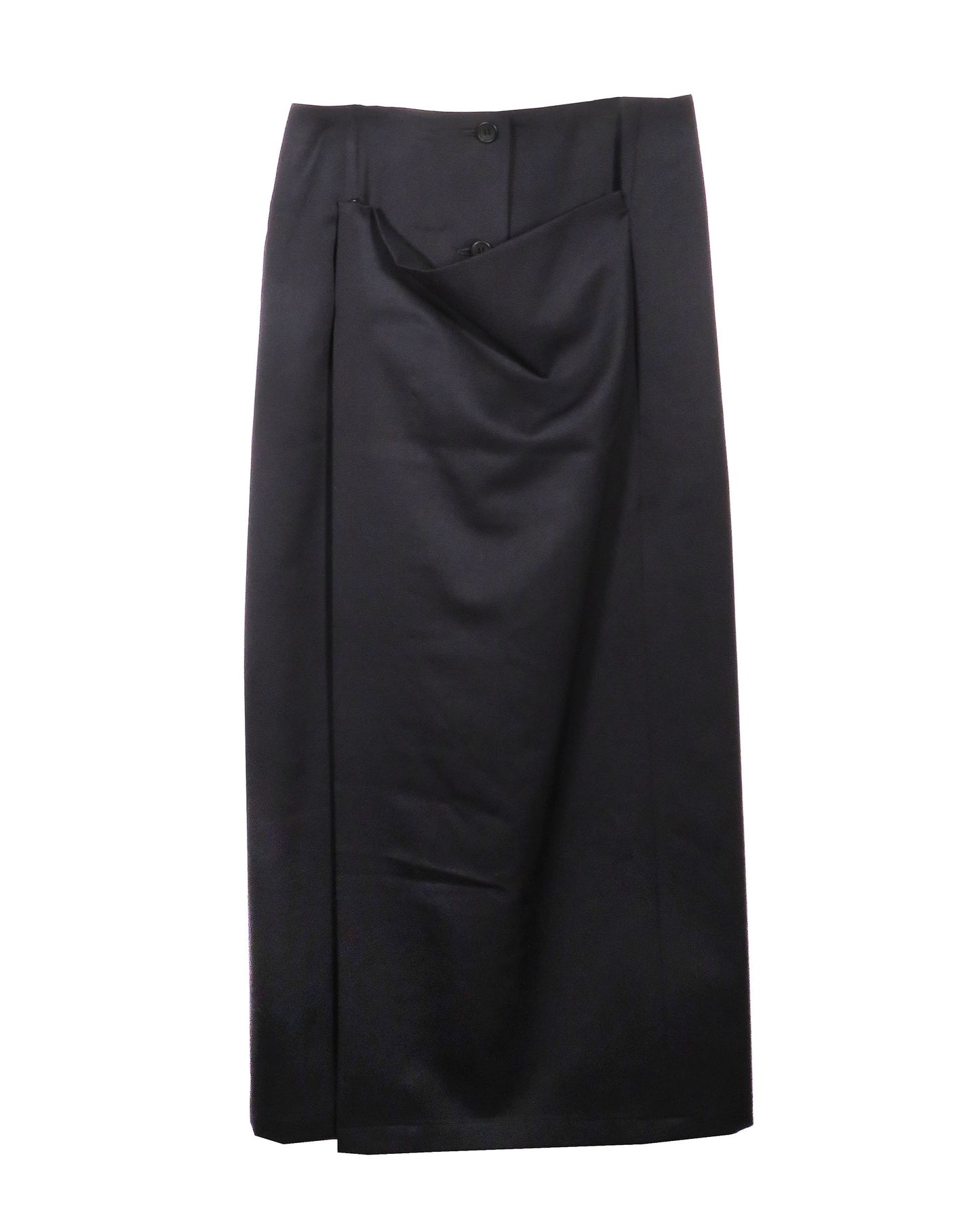 Black skirt on a white background