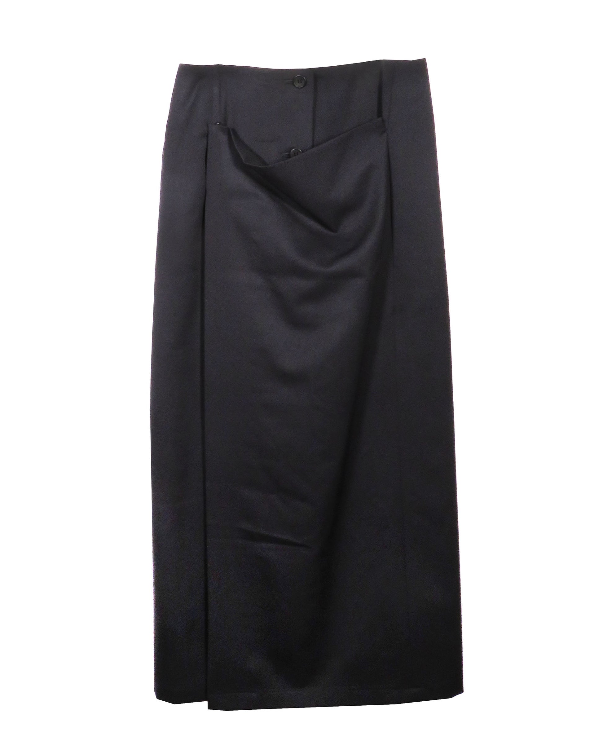 Black skirt on a white background
